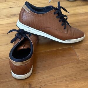 Aldo Men's Tan Leather Sneakers